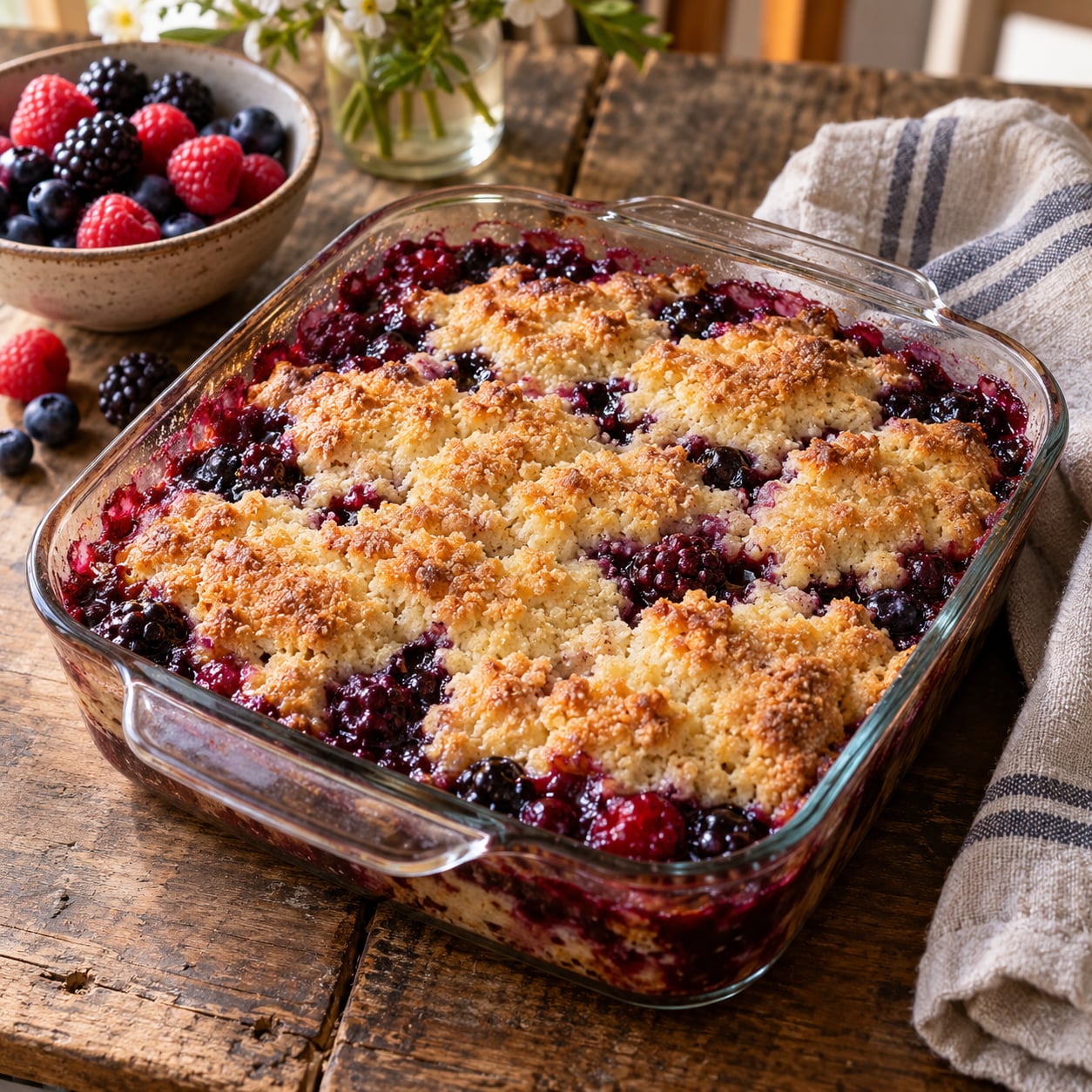 how to make cobbler with frozen fruit