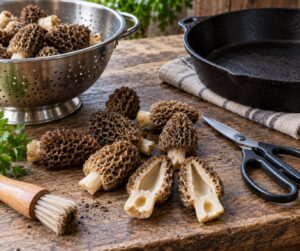 how to cook morel mushrooms safely