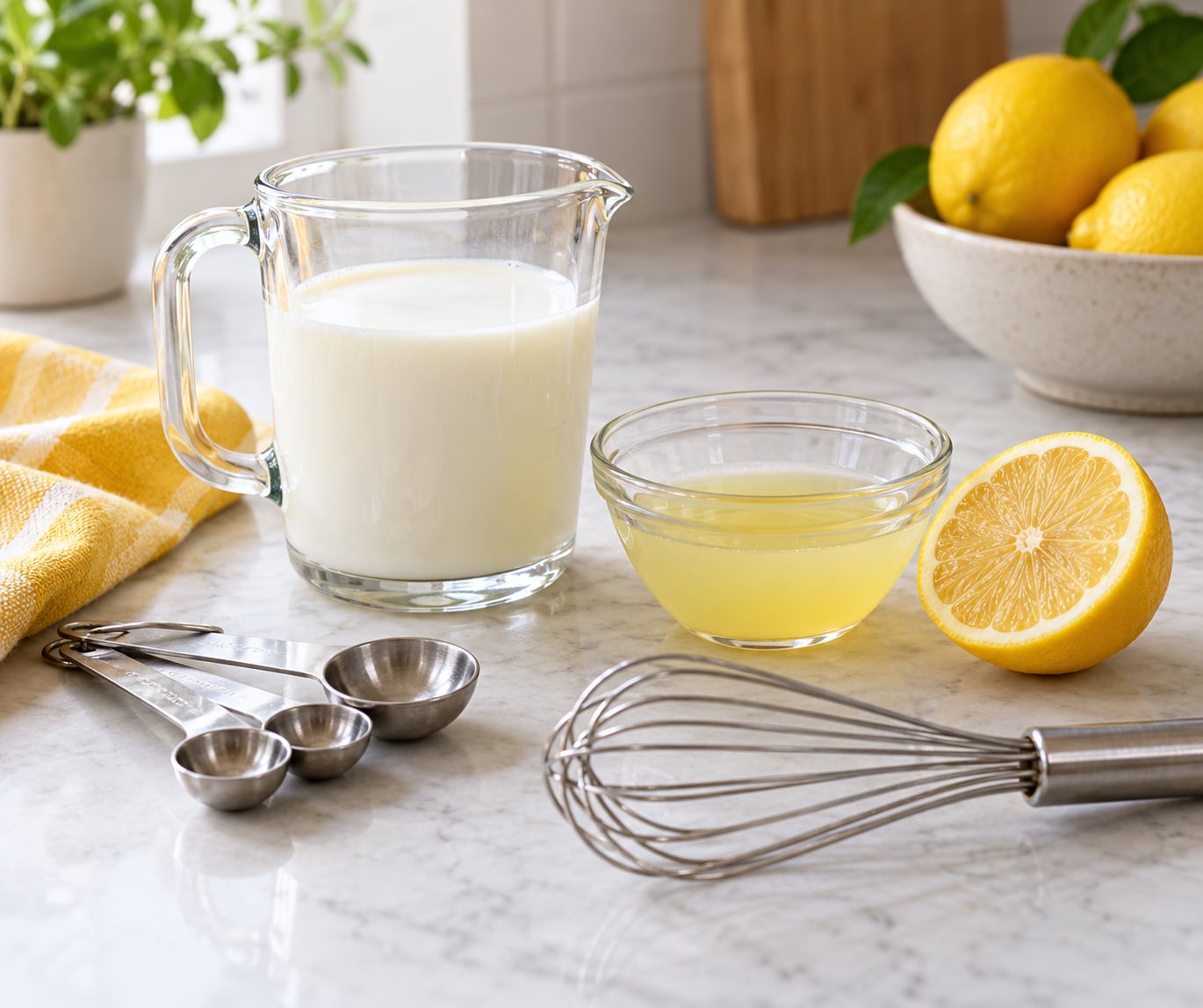 how to make buttermilk substitute for baking