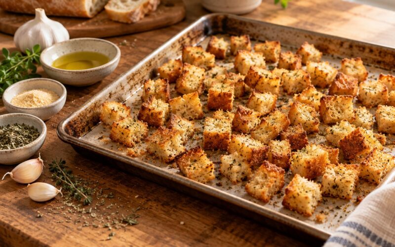 How to Make Croutons in the Oven: Easy, Crisp & Flavorful 2026