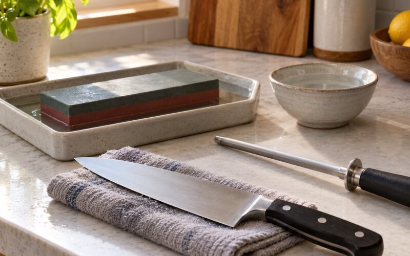 How to Sharpen Kitchen Knives at Home Without a Pro (October 2026)