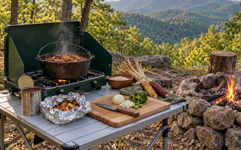 How to Cook While Camping Without a Cooler Full of Meat (2026)