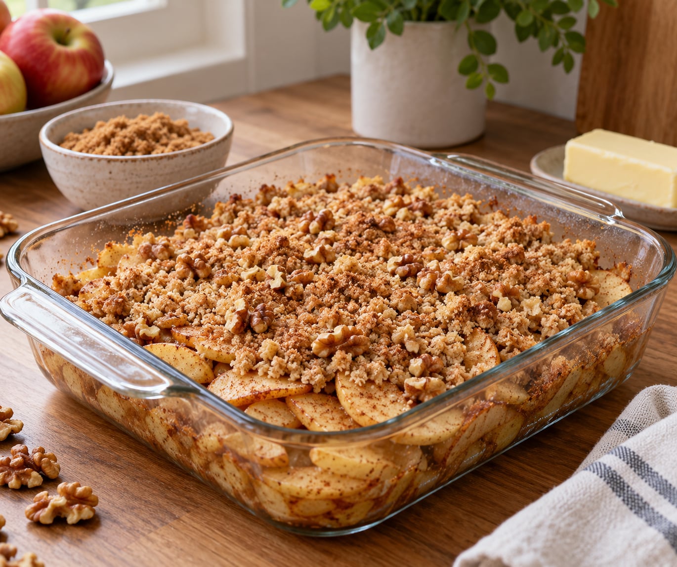 how to make fruit crisp topping gluten free