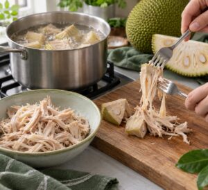 how to cook jackfruit so it shreds
