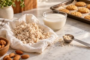 how to use leftover nut pulp