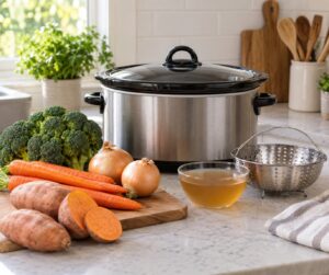 how to cook in a slow cooker without mushy vegetables
