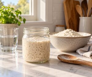 how to make sourdough starter from scratch