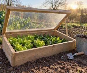 how to extend the garden season with a cold frame