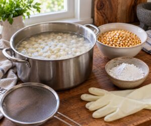 how to make hominy from dried corn