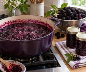 how to make blackberry jam from wild berries