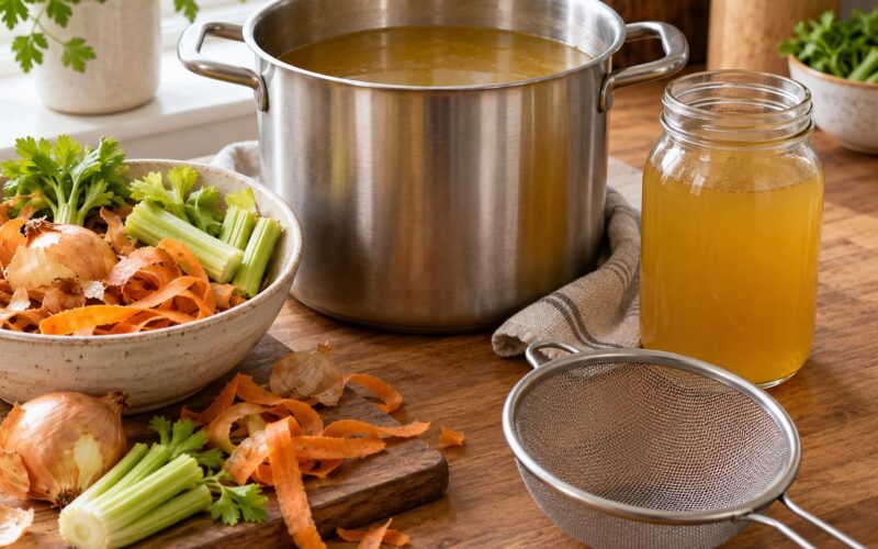 How to Make Vegetable Broth from Kitchen Scraps (2026)