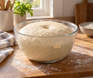 how to tell when bread dough is proofed