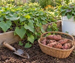 how to grow sweet potatoes at home