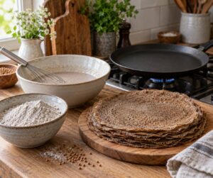 how to make crepes with buckwheat flour