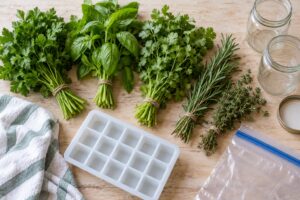 how to store fresh herbs so they last longer