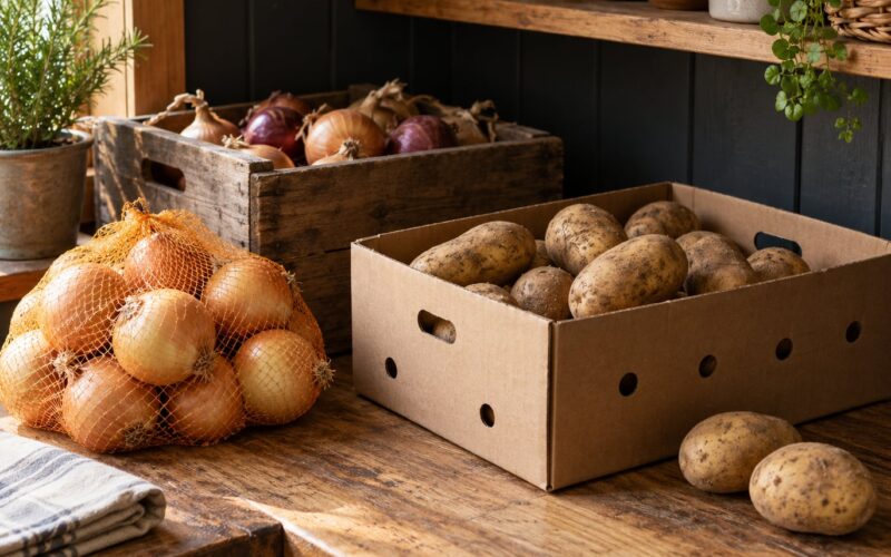 How to Store Onions and Potatoes So They Last (October 2026)