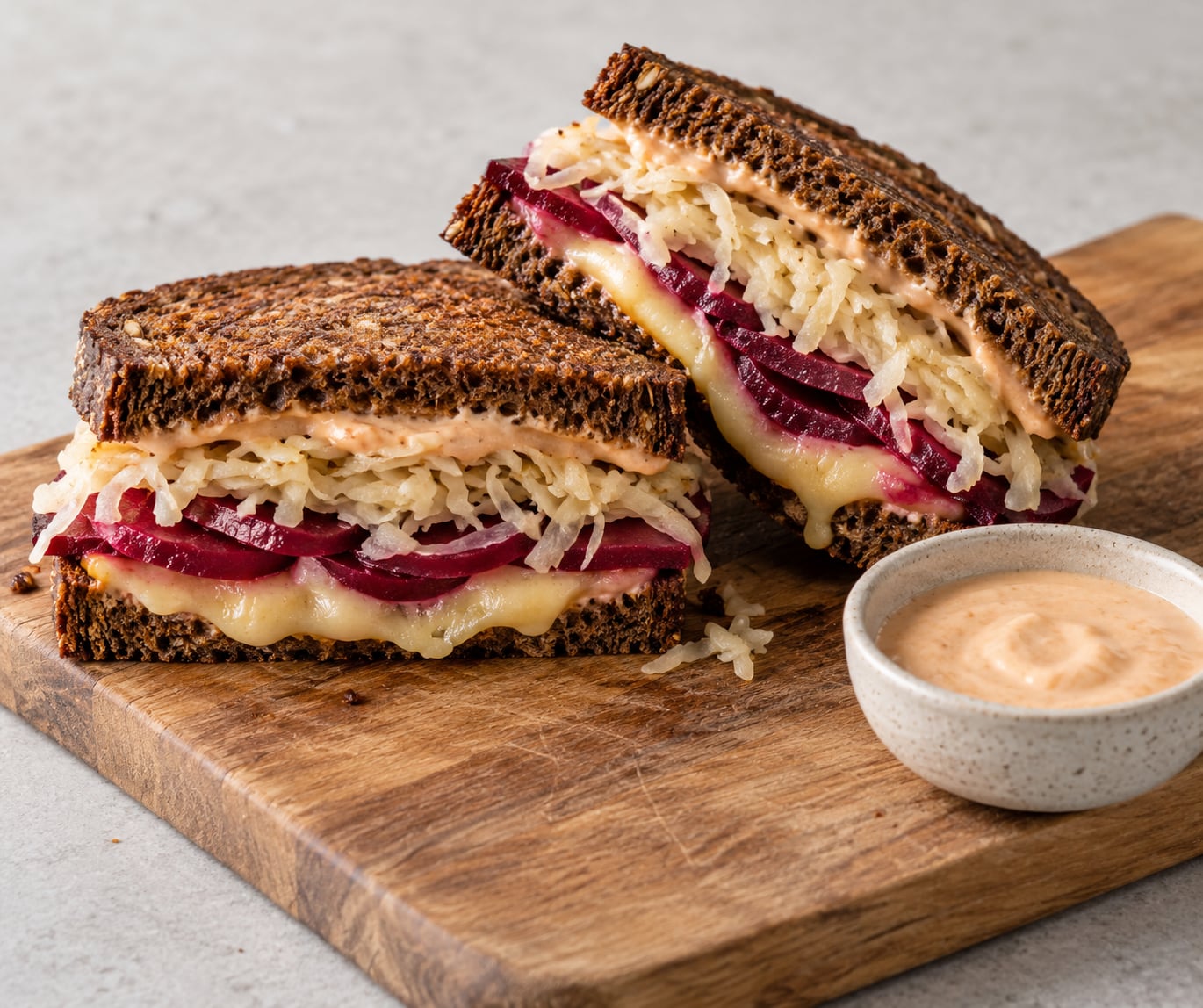 how to make vegan reuben with beets