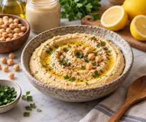 how to make hummus smooth and creamy