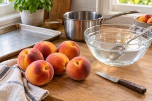 how to peel peaches without a blanching mess