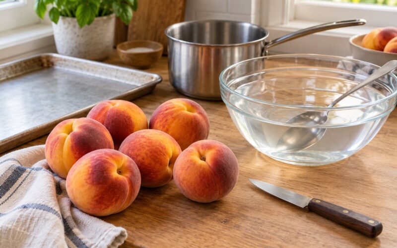 How to Peel Peaches Without a Blanching Mess (2026)