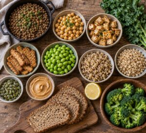 how to get enough protein on a plant based diet from whole foods