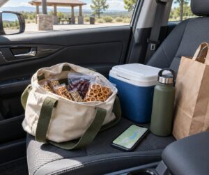 how to find plant based food on a road trip