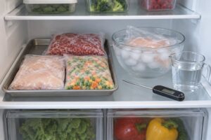 how to thaw frozen food safely
