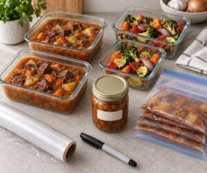 how to prevent freezer burn on homemade food