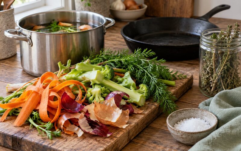 How to Use Vegetable Peels and Stems: Easy Ideas 2026