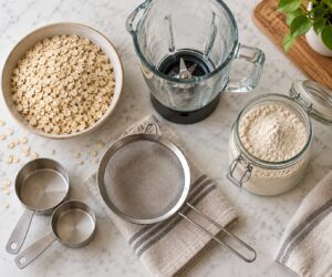 how to make oat flour at home