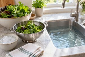 how to revive wilted greens