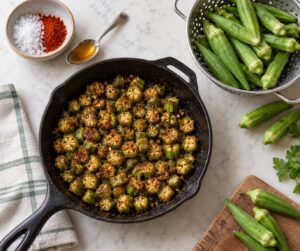 how to cook okra without slime