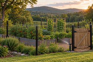 how to keep deer out of a vegetable garden