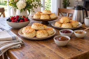 how to set up a biscuit bar for brunch