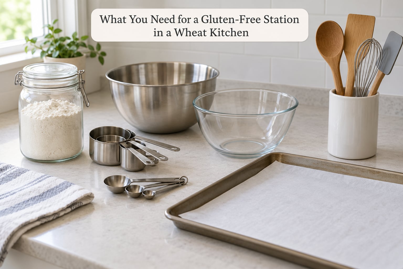 What You Need for a Gluten-Free Station in a Wheat Kitchen