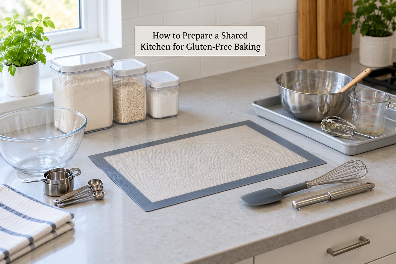 How to Prepare a Shared Kitchen for Gluten-Free Baking