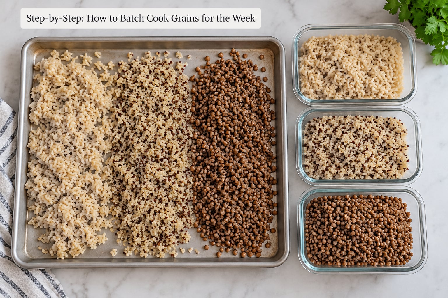 Step-by-Step: How to Batch Cook Grains for the Week