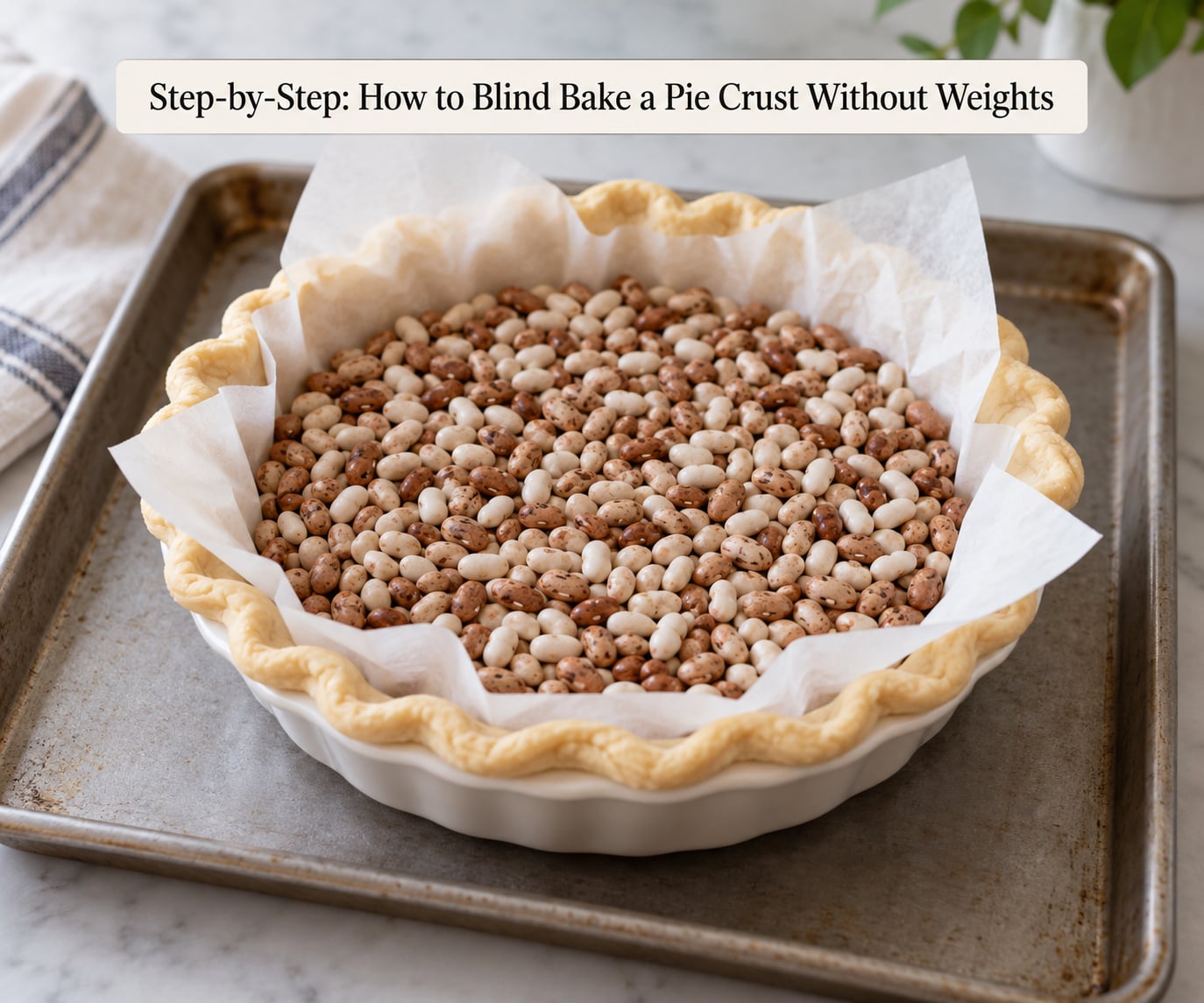 Step-by-Step: How to Blind Bake a Pie Crust Without Weights