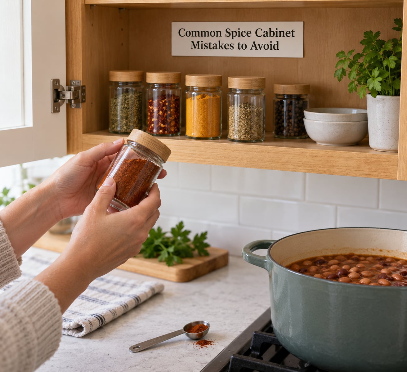 Common Spice Cabinet Mistakes to Avoid