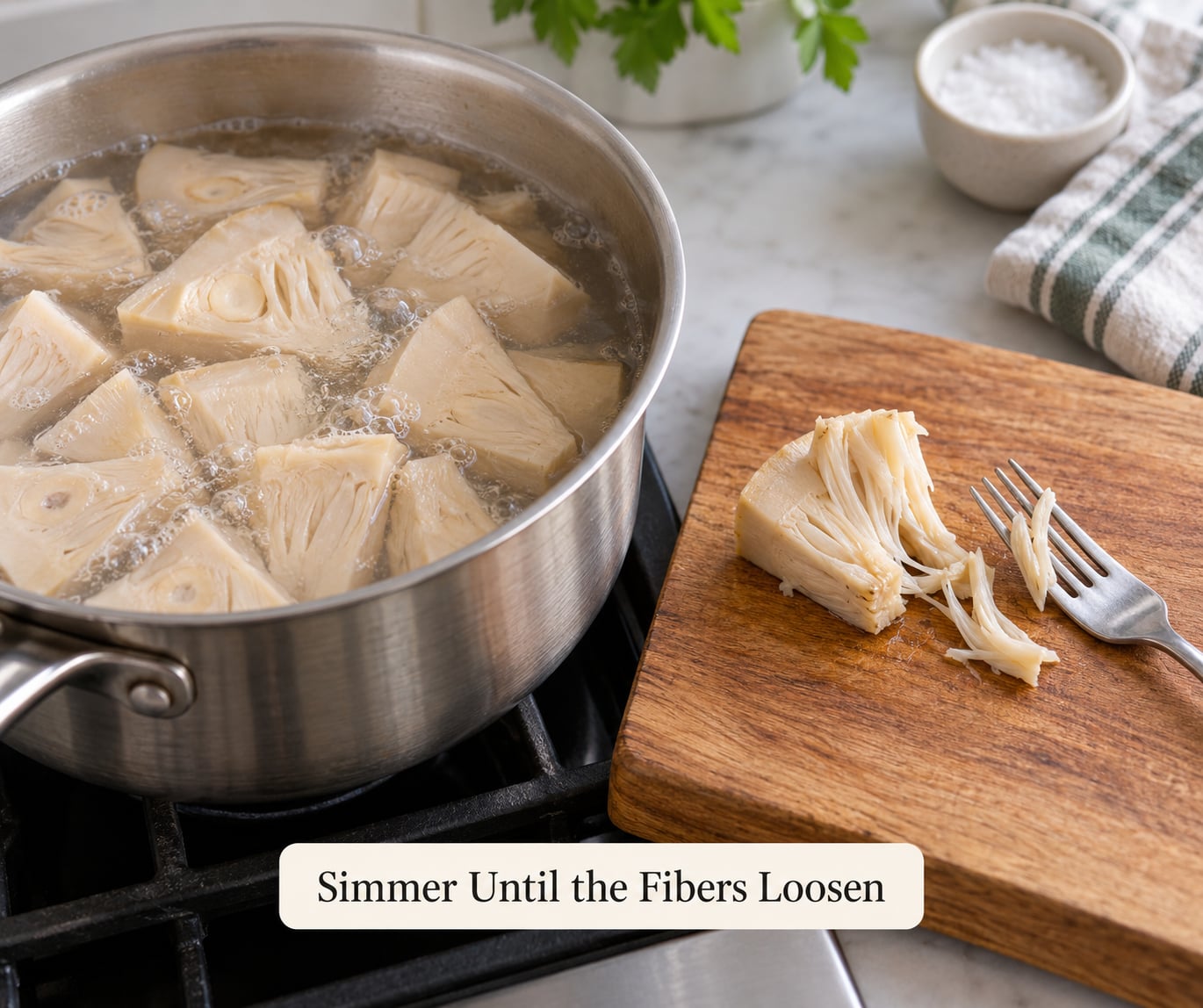 Simmer Until the Fibers Loosen