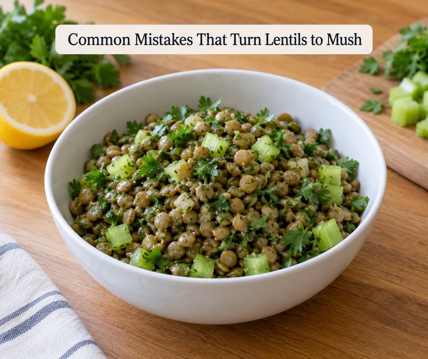 Common Mistakes That Turn Lentils to Mush