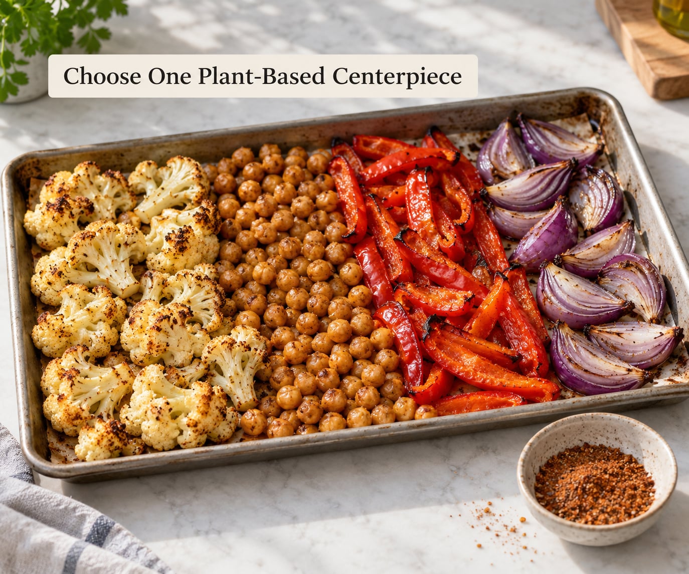 Choose One Plant-Based Centerpiece