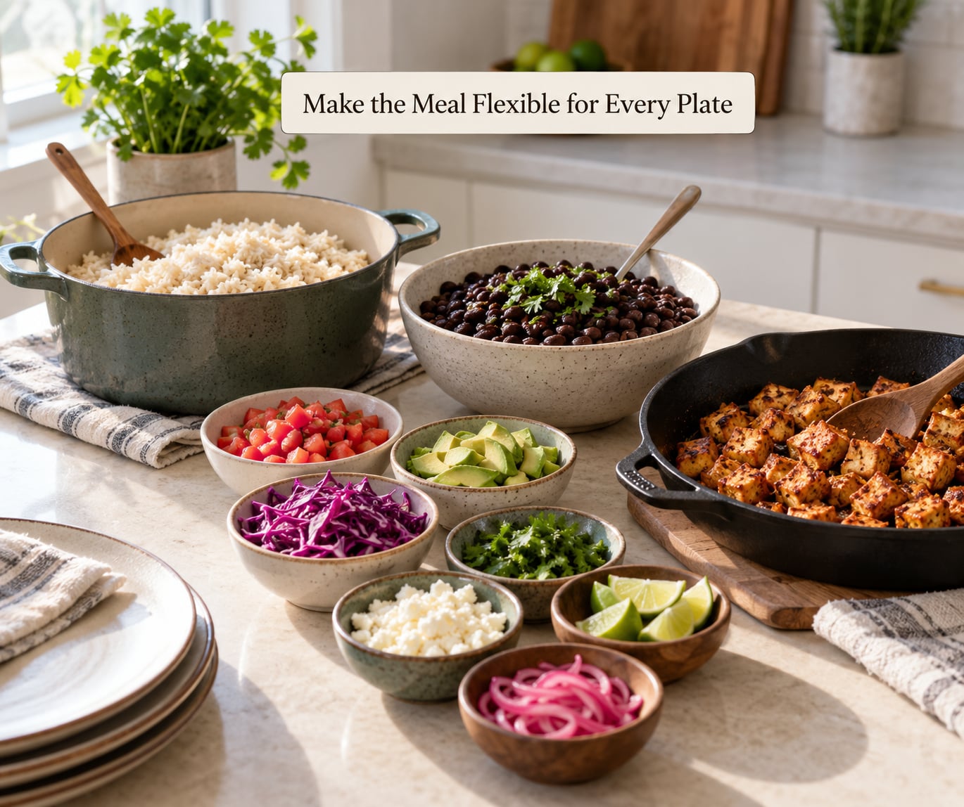 Make the Meal Flexible for Every Plate