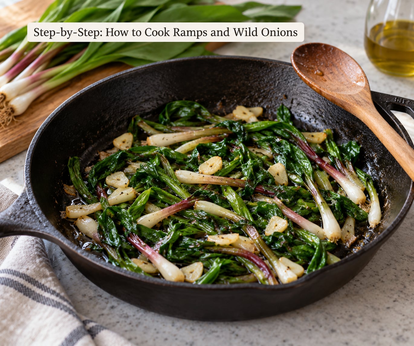 Step-by-Step: How to Cook Ramps and Wild Onions