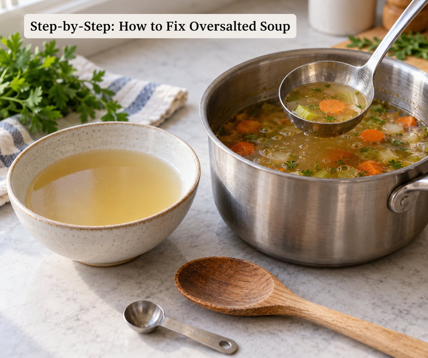 Step-by-Step: How to Fix Oversalted Soup