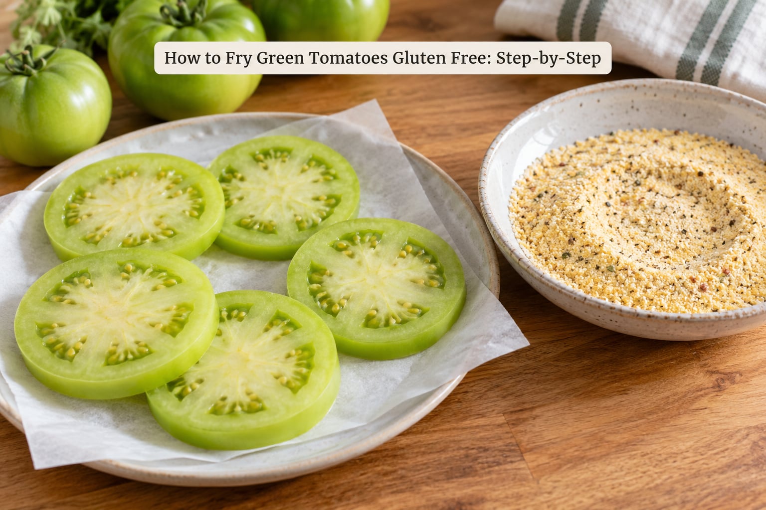 How to Fry Green Tomatoes Gluten Free: Step-by-Step