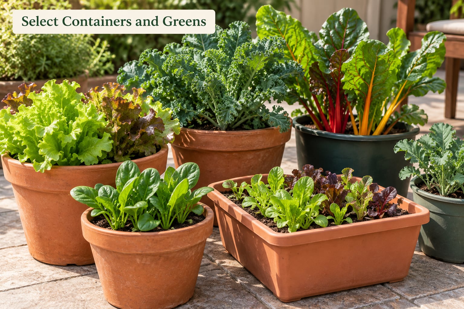 Select Containers and Greens