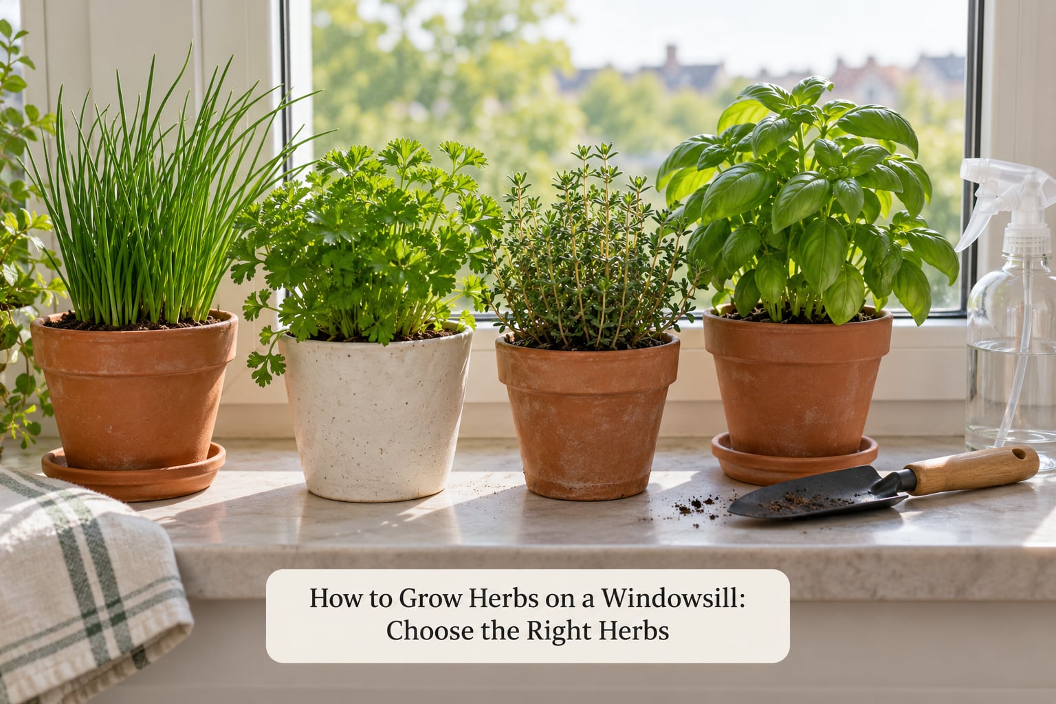How to Grow Herbs on a Windowsill: Choose the Right Herbs