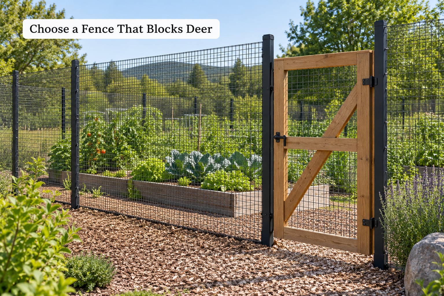 Choose a Fence That Blocks Deer