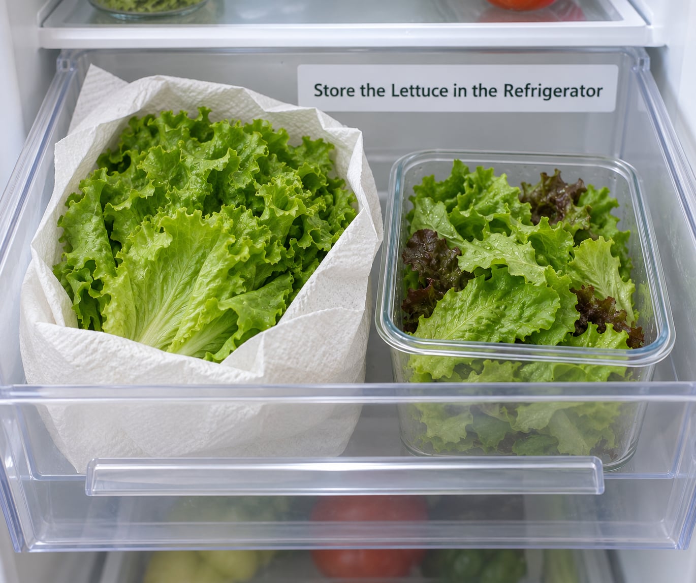 Store the Lettuce in the Refrigerator